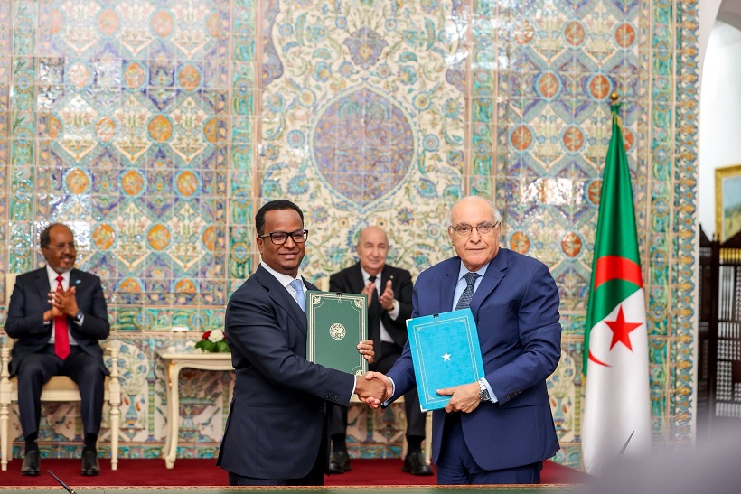 Somaliya iyo Algeria oo heshiisyo kala saxiixday.jpg